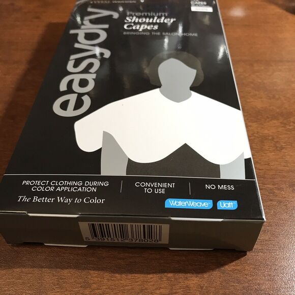 Easy Dry Shoulder Capes 3 Capes Salon Easydry In-Home Hair Cut Coloring NEW! - Picture 4 of 6